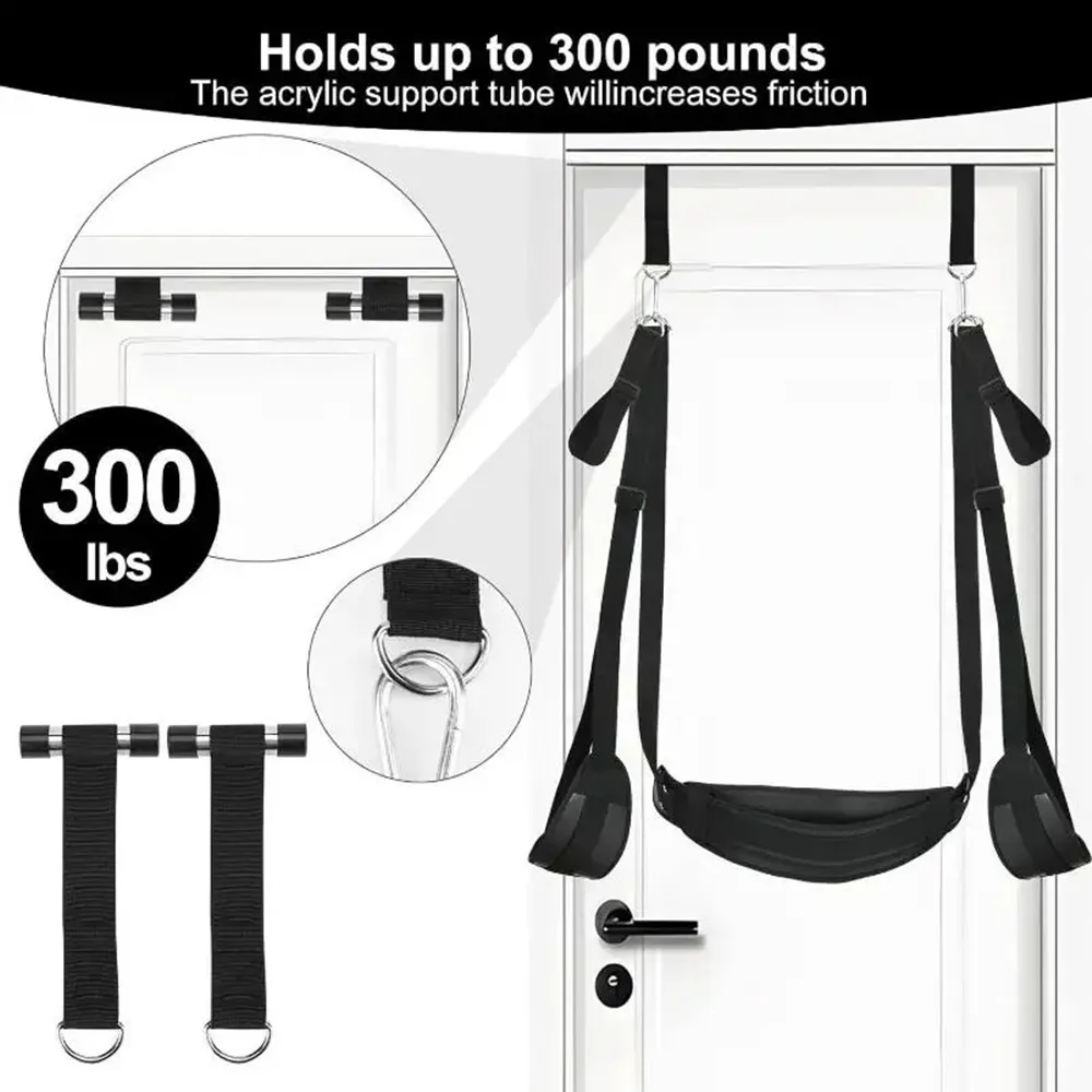 Upgrade Sex Door Swing Nylon Webbing Sling Leather Cushion Sex Hammock BDSM  Bondage Gear Sex Toys for Couples Adult Erotic Games - AliExpress 66