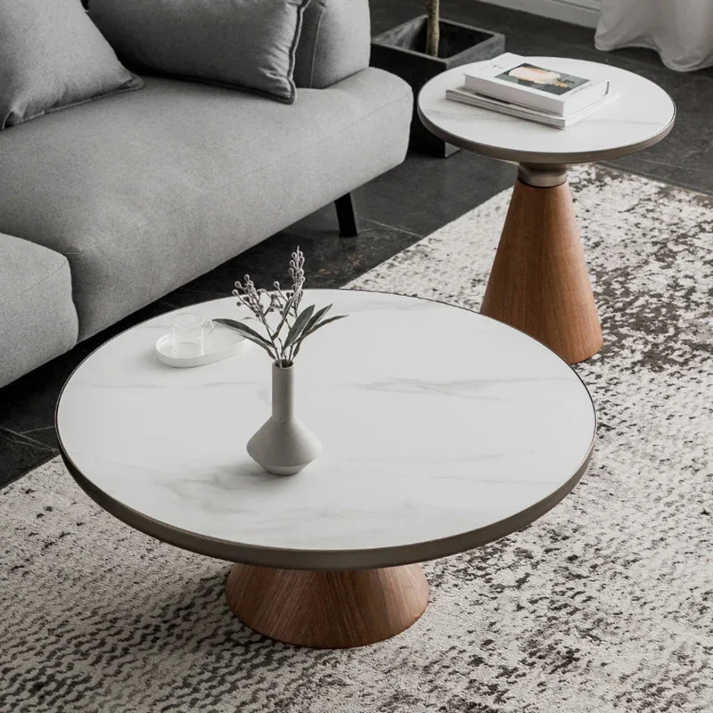 Living Room Round Table Bedroom Mobile Modern Nordic Dressers Tea Table Garden Center Theater Mesa Plegable Patio Furniture DWH