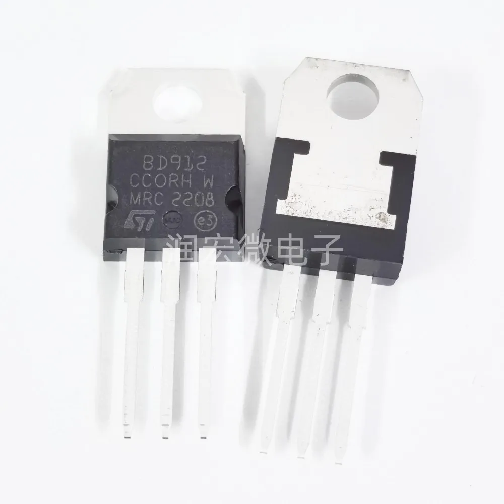 5PCS BD911 BD912 15A/100V TO-220 Darlington Transistor