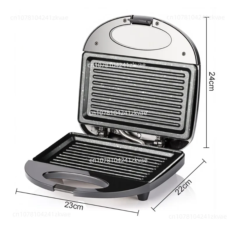 Household Sprinkler Double-sided Breakfast Machine, Striped Cake Machine, Sandwich Machine, Household Multi-function