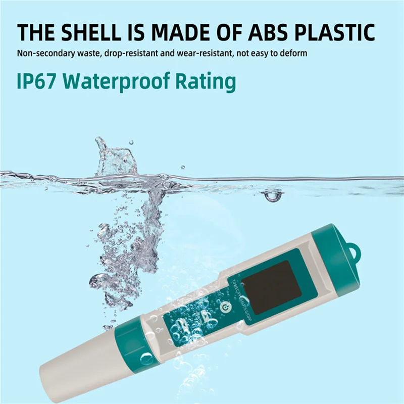 GTBL 2X 7 في 1 PH/TDS/EC/ORP/الملوحة/S.G/مقياس الحرارة C-600 جهاز اختبار جودة المياه لمياه الشرب وأحواض السمك مقياس درجة الحموضة