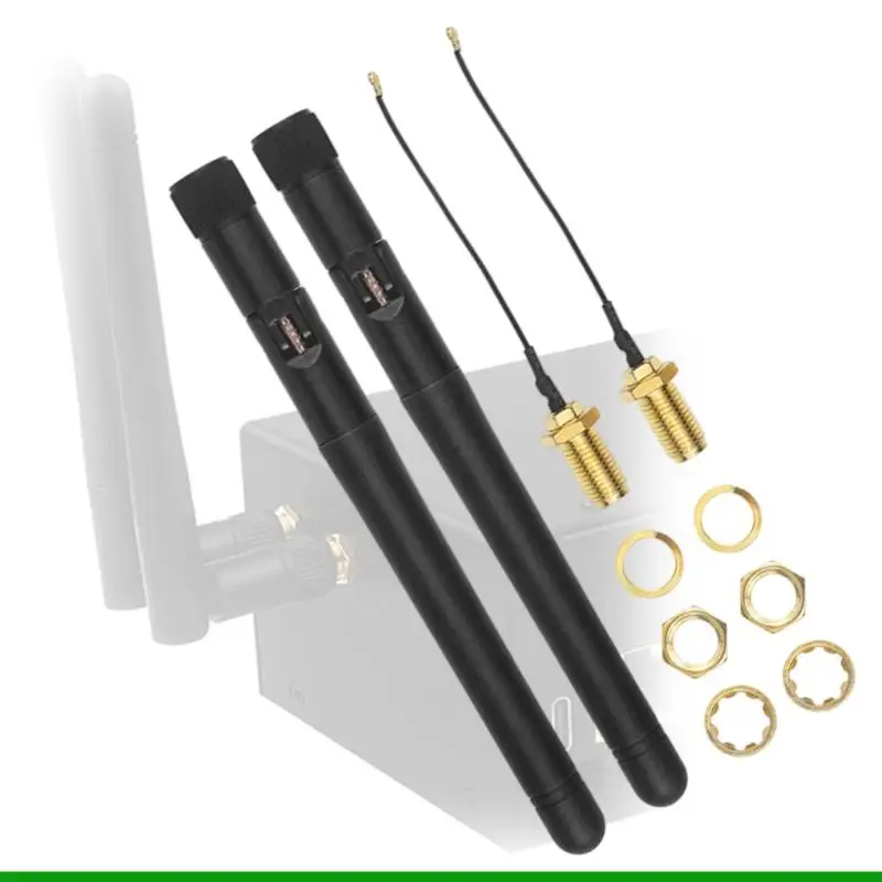 U55C 2.4GHz External WiFi Antennae with SMA and Pigtail for Development Board