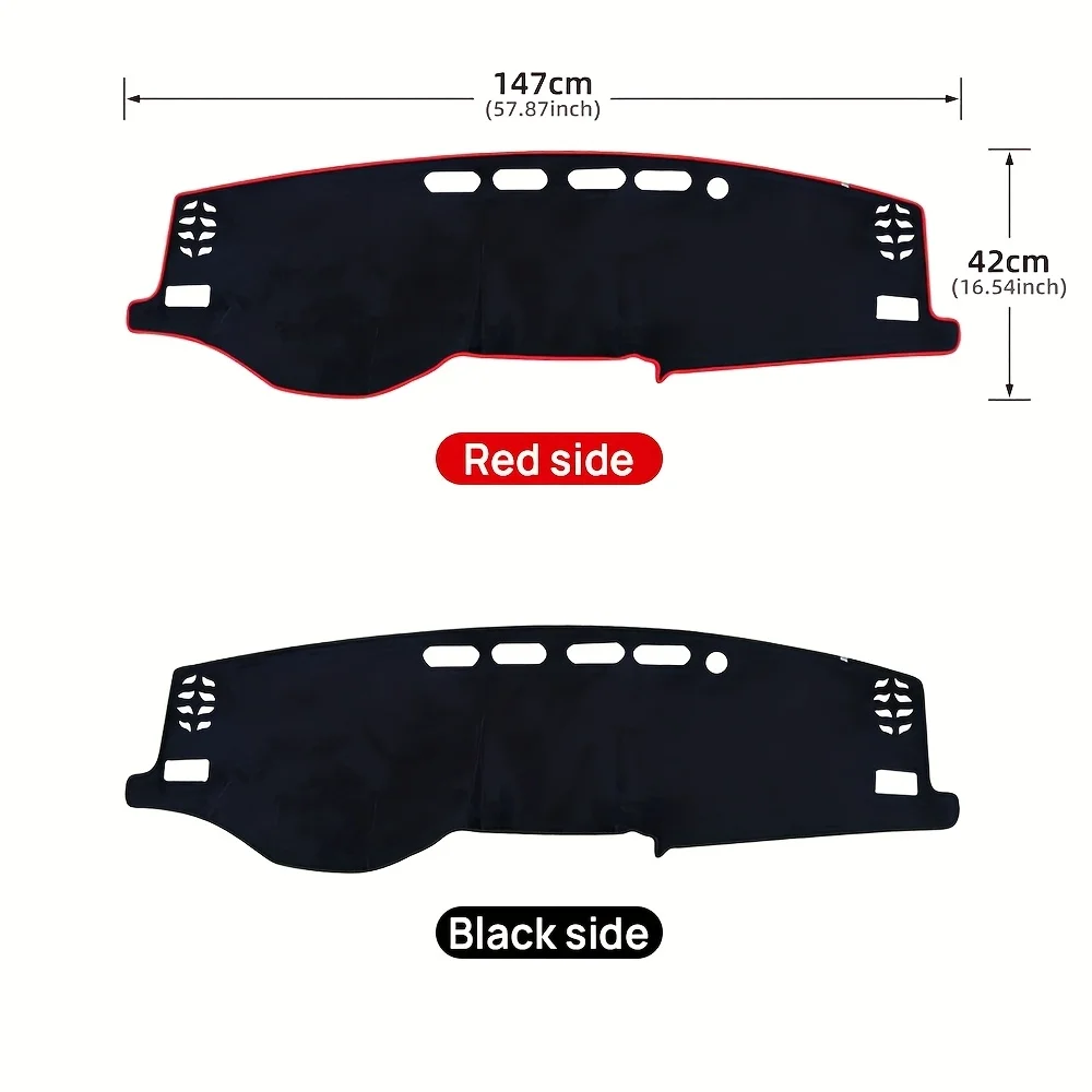 For Toyota RAV4 2019-2025 Car Dashboard Protective Cover Dash Mat Dashmat Sunshade Pad Anti-UV Carpets Auto Interior Accessories view 3