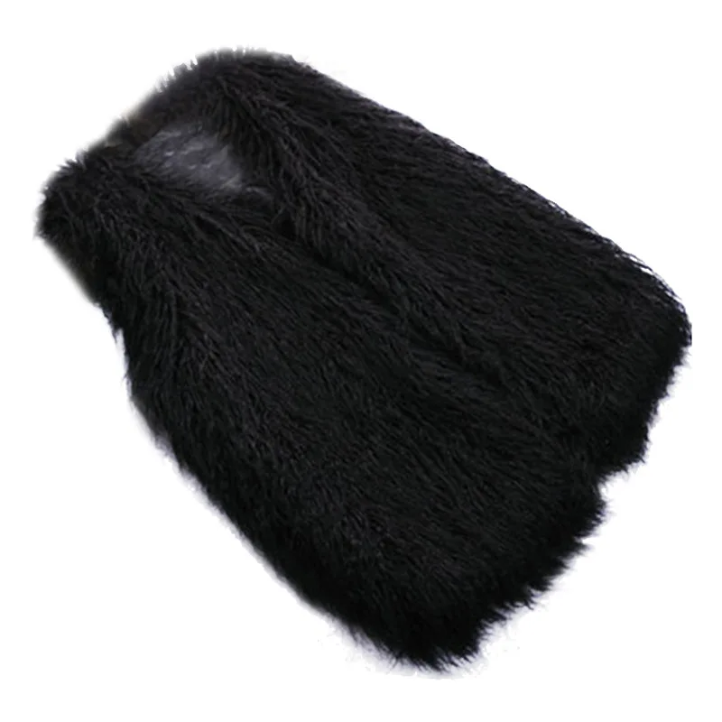 Imitation Beach Wool Fur Vest Women's Medium and Long 2022 Autumn and Winter New Fashion Wool Vest Versatile Long Coat