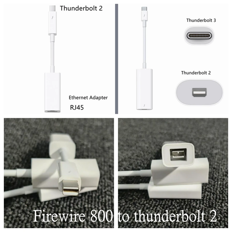PCケーブル・コネクタ Apple Thunderbolt to FireWire Adapter Apple Thunderbolt to FireWire 800 Adapter Thunderbolt to Fire