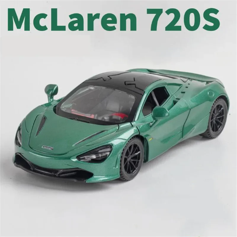 1:32 ماكلارين 720S دييكاست سبيكة سيارة نموذج Diecasts لعبة المركبات نموذج سيارة الصوت ضوء جمع اللعب هدية عيد ميلاد