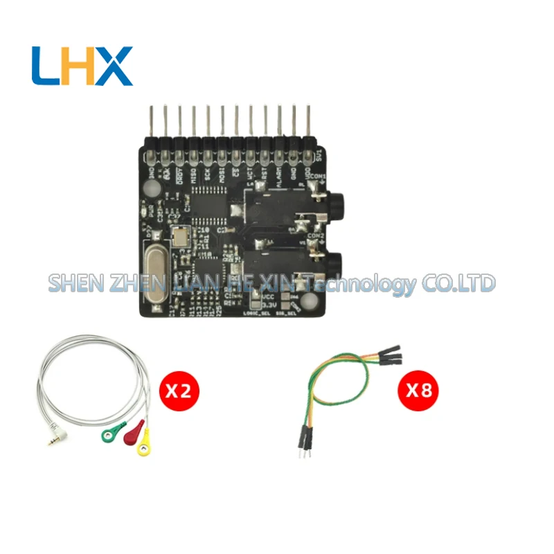 ADS1293 ECG acquisition module real-time heartbeat respiratory rate monitoring