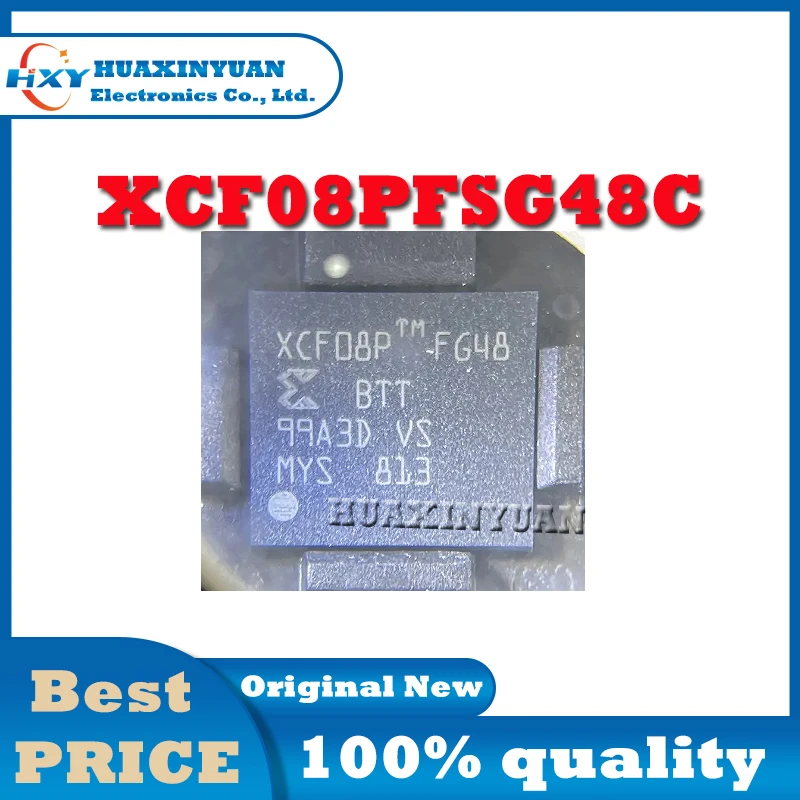 1PCS/LOT XCF08PFSG48C XCF08PFSG48 XCF08P XCF08 XCF08PFSG memorizer Configuration PROM for FPGA New and Original Ic Chip In Stock