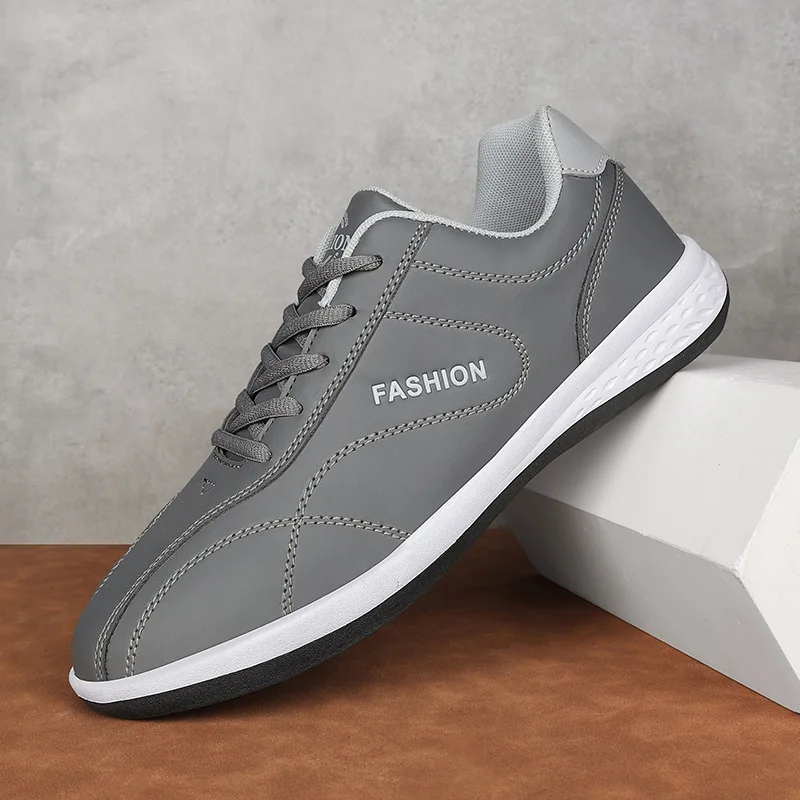 

ELUVA New Outdoor Mens Sports Shoes Lightweight Comfortable Jogging Shoes Casual Running Non Slip Durable Artificial Leather