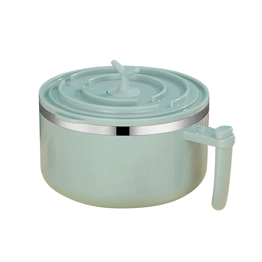 

Instant Noodle Bowl Stainless Steel Large Capacity Kitchen Supplies Soup Container Serving Office