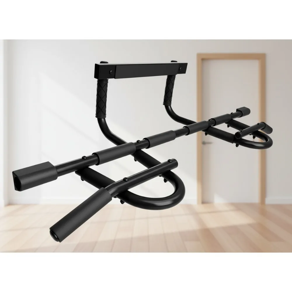 

Сверхмощная настенная штанга для подтягивания, штанга для подбородка с несколькими захватами для силовых тренировок в домашнем спортзале