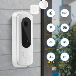 H6 Wireless Waterproof WIFI Visual Smart Doorbell Mobile Phone Remote Monitoring Intercom Consumption High Definition Camera