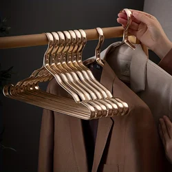 5pcs Aluminum Alloy Clothes Hanger Non-marking Clothes Hanger Stainless Steel Non-slip Clothes Hanger Drying Rack