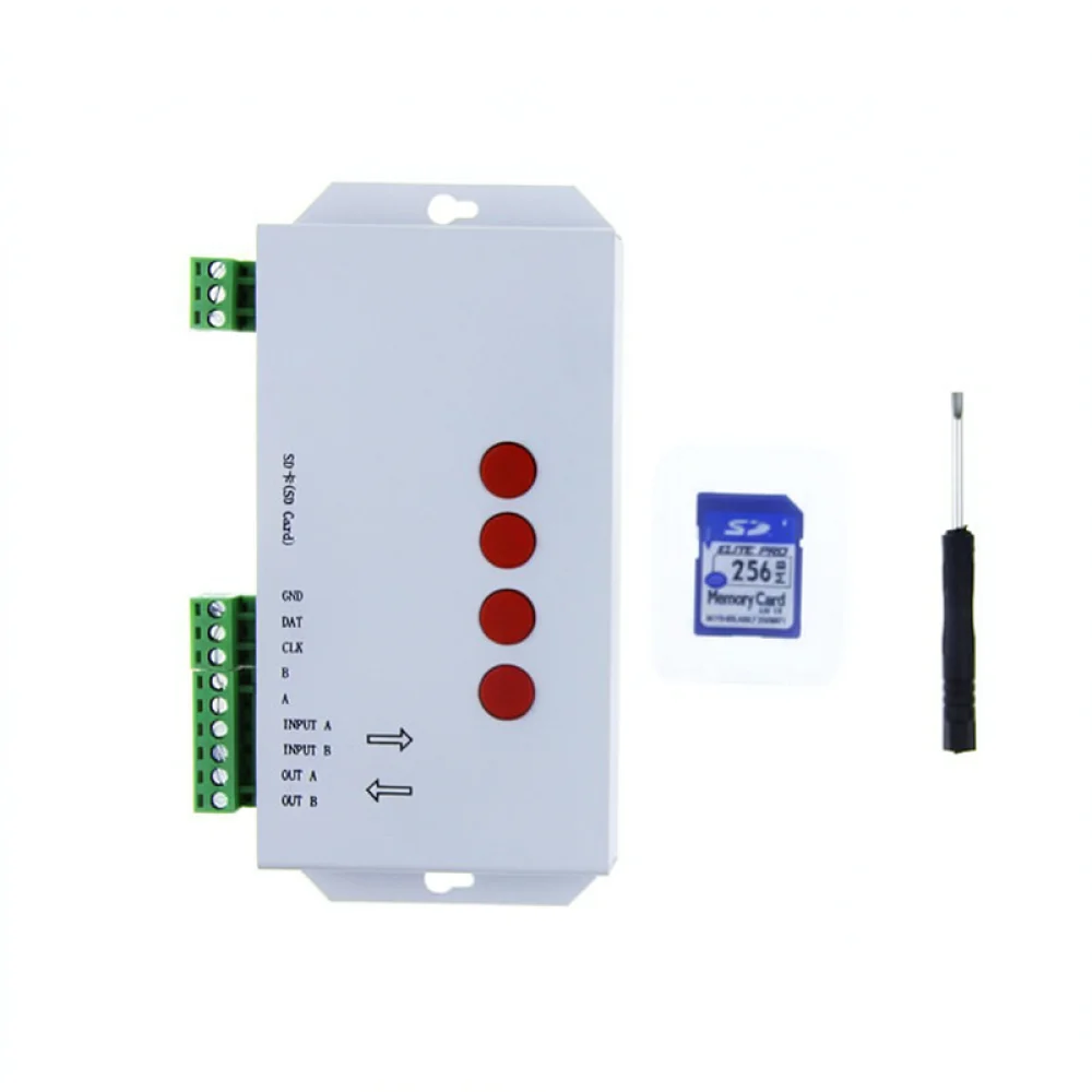 T1000S LED Controller For Addressable Pixel Strip Light Digital Programmable Signal Module Industrial Lighting Tool