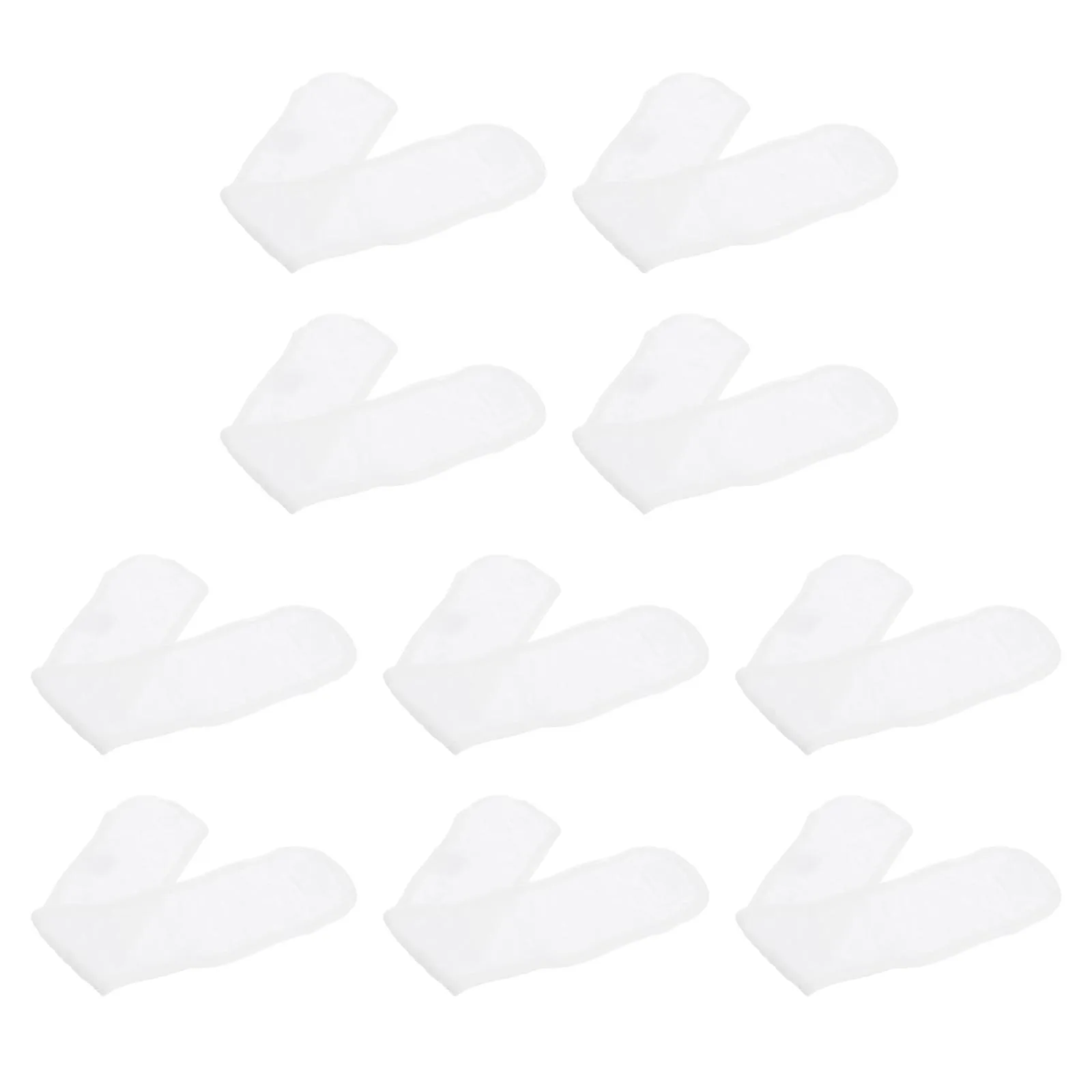 

10pcs Baby Belly Button Band White Cotton Newborn Navel Belt Toddler Abdominal Protector Umbilical Cord Care Infant Wrap