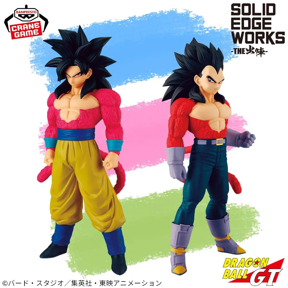 

В наличии подлинная фигурка BANPRESTO SOLID EDGE WORKS THE Departure Dragon Ball GT Super Saiyan 4, Vegeta Son Goku, фигурка аниме-модели игрушки