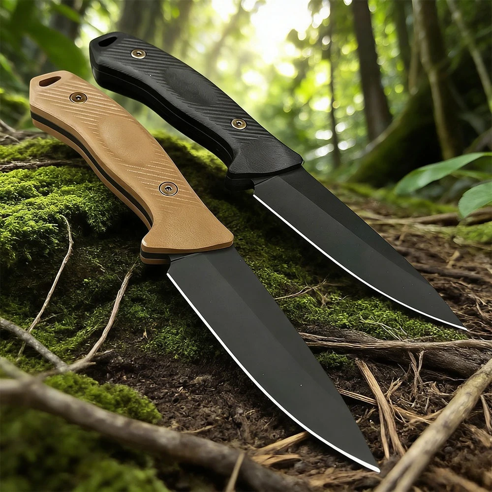 

Outdoor Jungle Adventure Tactics Survival Straight Knives G10 Handle Stainless Steel Knives Portable Tool EDC Camping Knives