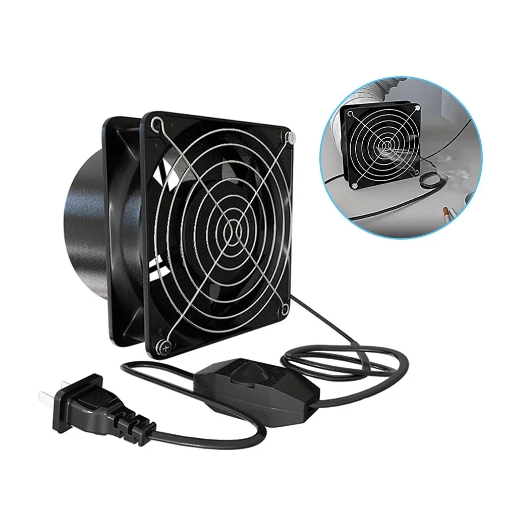 Exhaust Fan 6100RPM 120mm Air Exhaust Smoke Extraction Fan Kit For DIY Welding Tools Welding Equipment