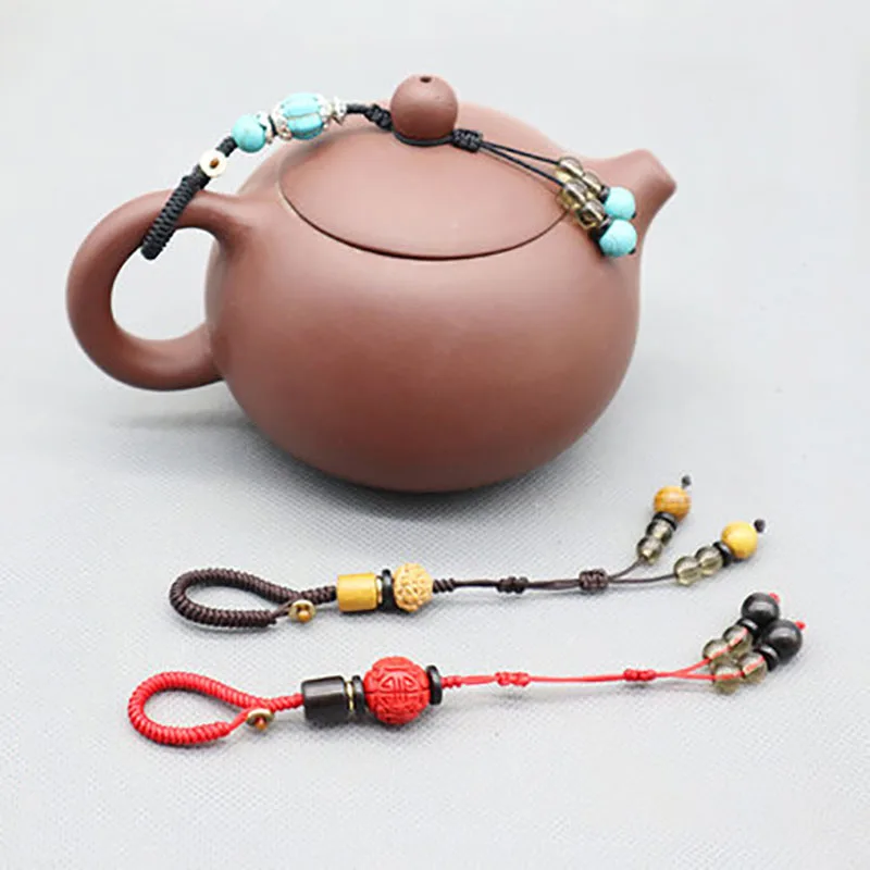 Hanging buckle rope of teapot cover to prevent falling down creative high-grade purple sand teapot cup cover hanging rope