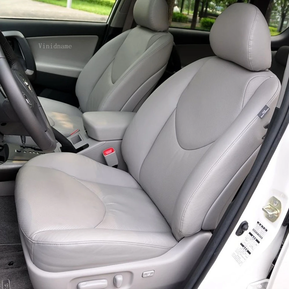 For Toyota RAV4 XA30 2005 2006 2007 2008 2009 2010 2011 2012 2013 PU Leather Custom Car Seat Covers Set Interior Accessories