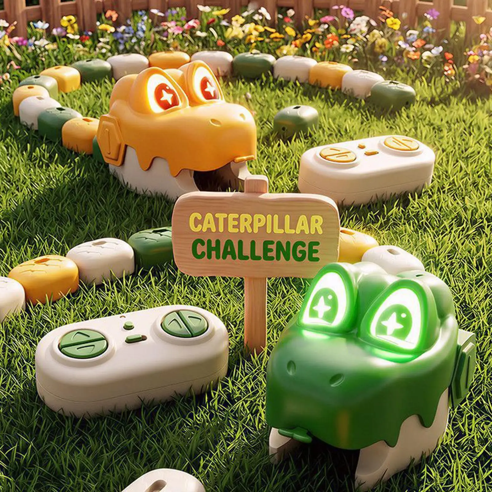 Remote Control Snake Toy 2-Player Interactive Educational Magnetic Toy Kids Snake Game For Party Activities Preschool