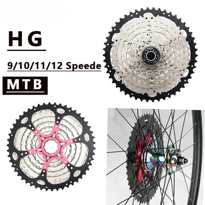

Кассета-расслабительная передача (фрирайзер) 9/10/11/12 скоростей для MTB и шоссейных велосипедов, 40T 42T 46T 50T 52T, для втулок HG M5100 M6100 M7100