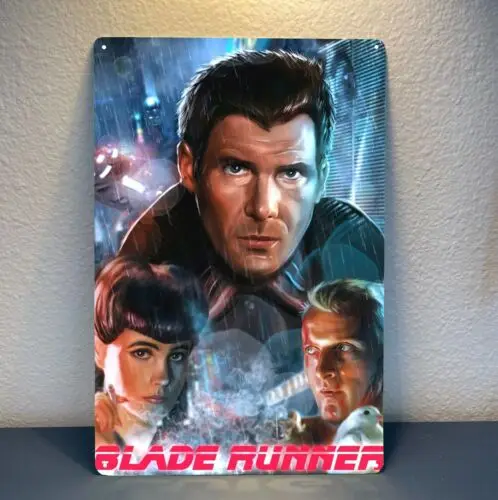 Y1,Blade Runner Harrison Movie Metal Poster Tin Sign - 20x30cm Plate