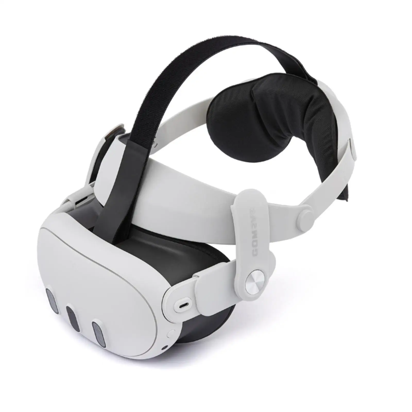 GOMRVR For Oculus Quest 3/Quest 3S Accessories Adjustable Head Strap Carrying Case Silicone Protective Cover Set VR Accessories