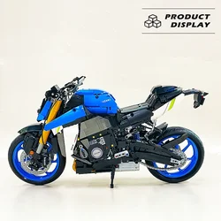 1:5 Motorcycle Series Model Building Blocks Technical GSX Motorbike Bricks High-tech Module Desktop Decoration Assembly Kid Toys