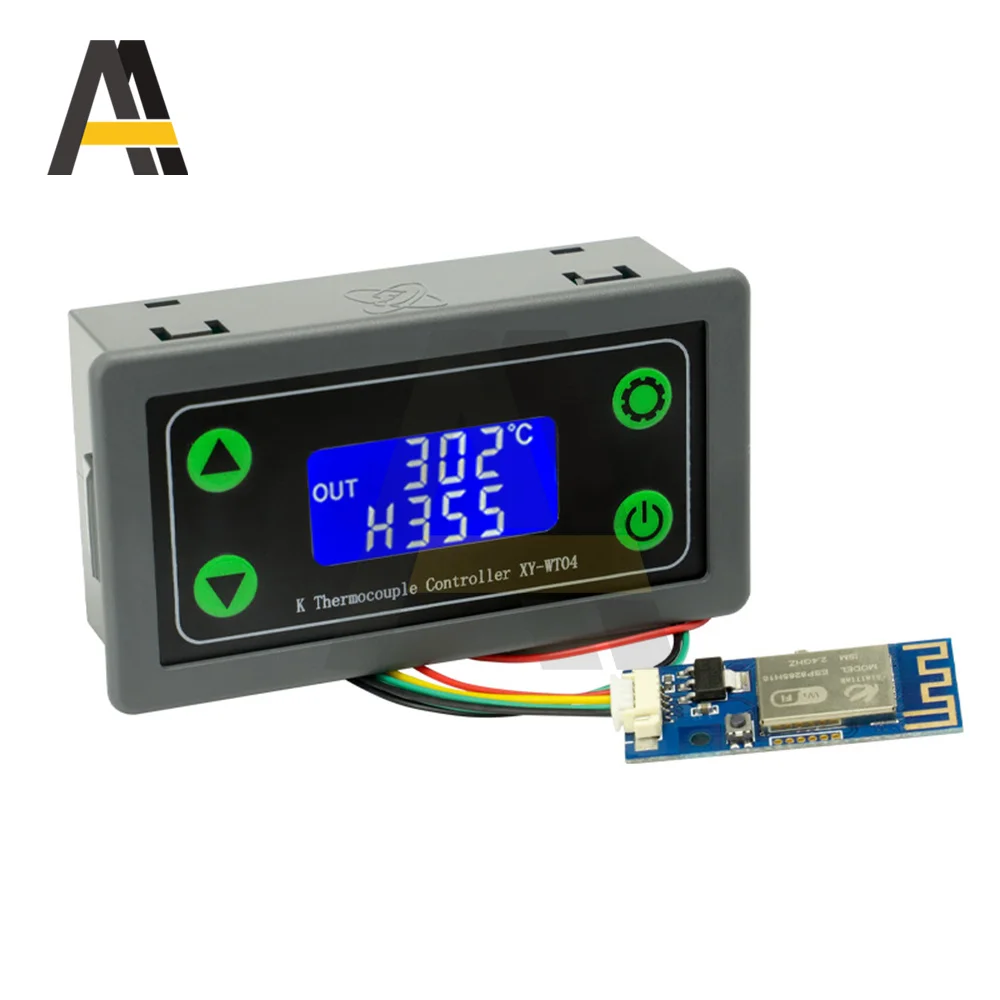 WT04 High Temperature Digital Thermostat K-type High Temperature Controller -99~999 degrees 1 way relay with WIFI remote control