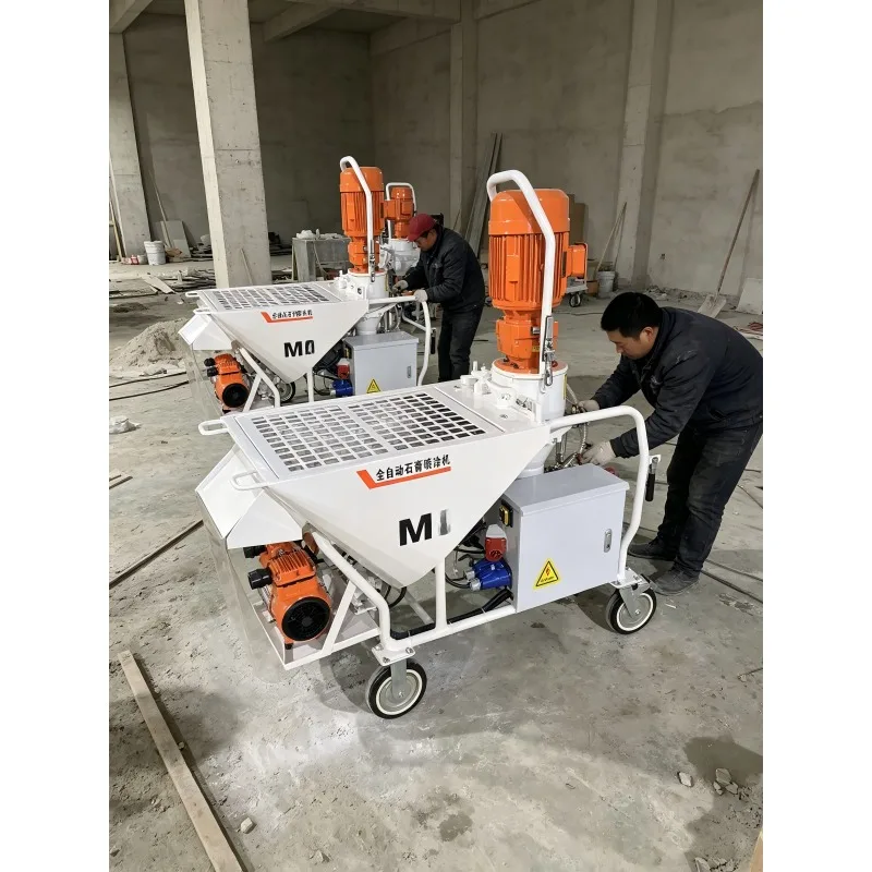 Large Multifunctional Spraying Equipment for Gypsum and Mortar, Factory Direct Supply