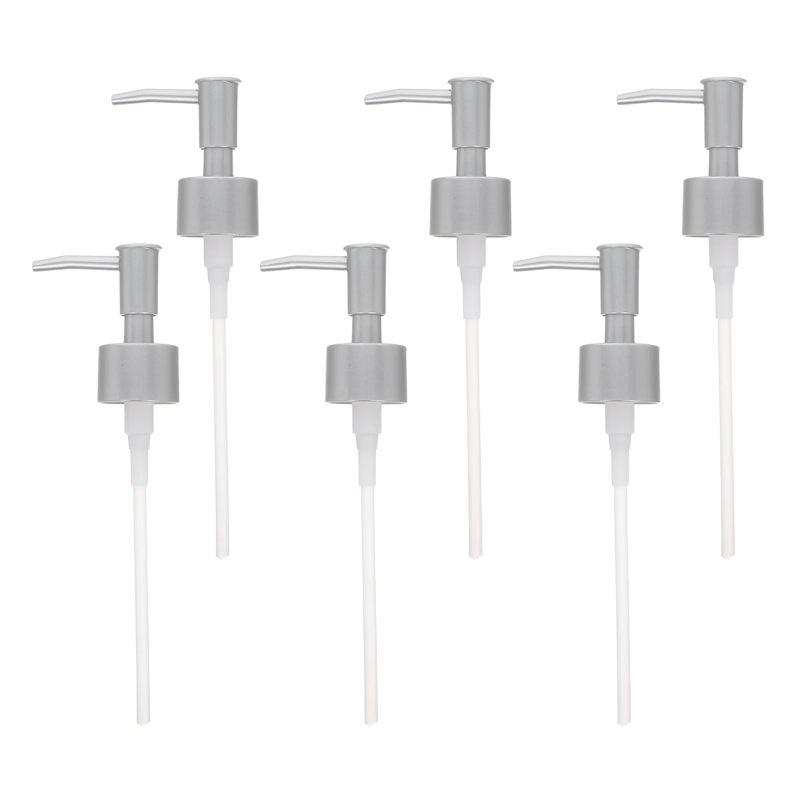 

6Pcs 28Mm Plastic Pump Heads Lotion Dispenser Replacement Nozzle for Shampoo Soap Conditioner Bottles Kitchen Bathroom Office