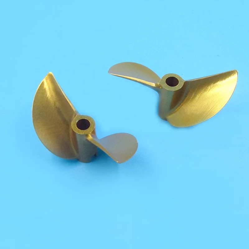 1Pair Pitch 1.6 Hole 4mm/4.76mm High Speed 2-Blade Paddle Outer Dia 38/40/41/42/43/44/45/46mm CNC Propeller for RC Electric Boat
