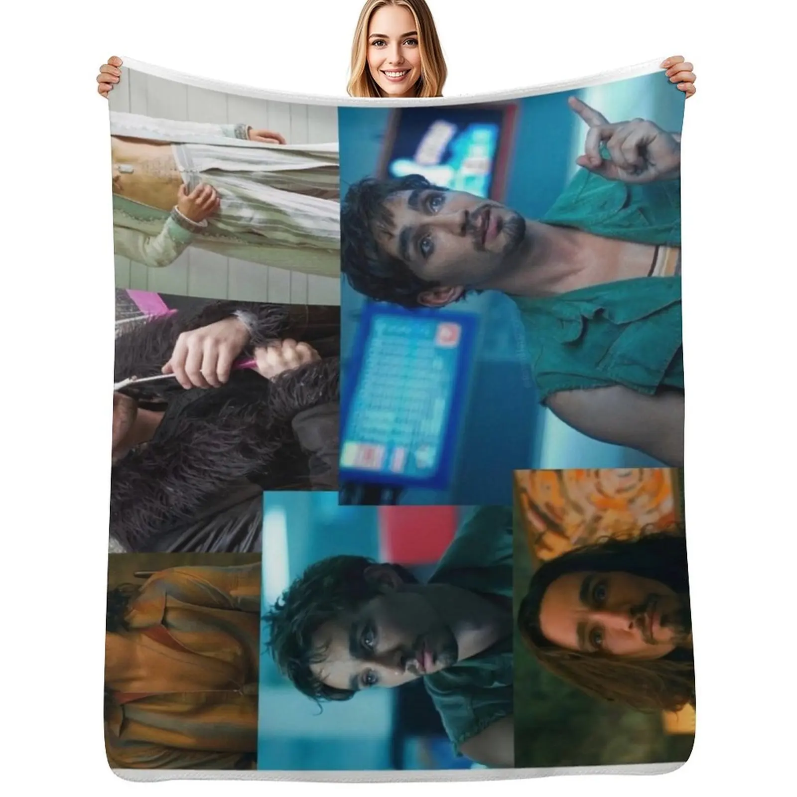 

Klaus #3 Throw Blanket Portable Lightweight Blanket for Travel Camping