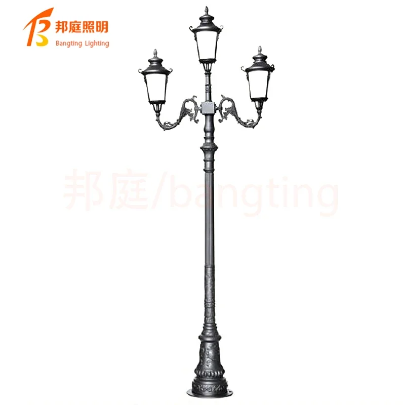 New Customized Solar Decorative Garden Lamp IP65 Die Cast Aluminum Outdoor Waterproof LED