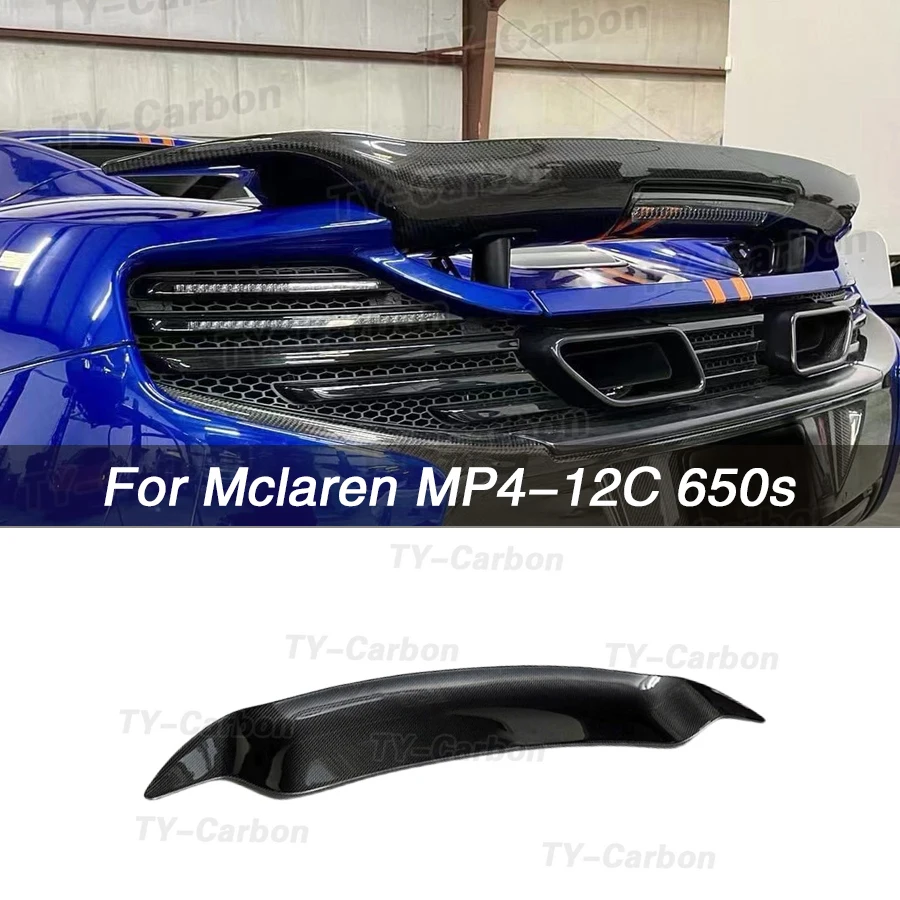 

Real Carbon Fiber Rear Spoiler Tail Trunk Wing For Mclaren MP4-12C 650s Vors Style Spoiler Customization FRP