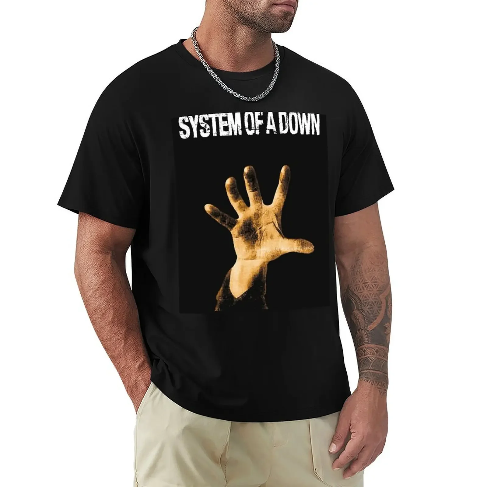 

System Of A Down 021 T-Shirt quick drying kawaii clothes rapper graphic tees customs shirts graphic tee men