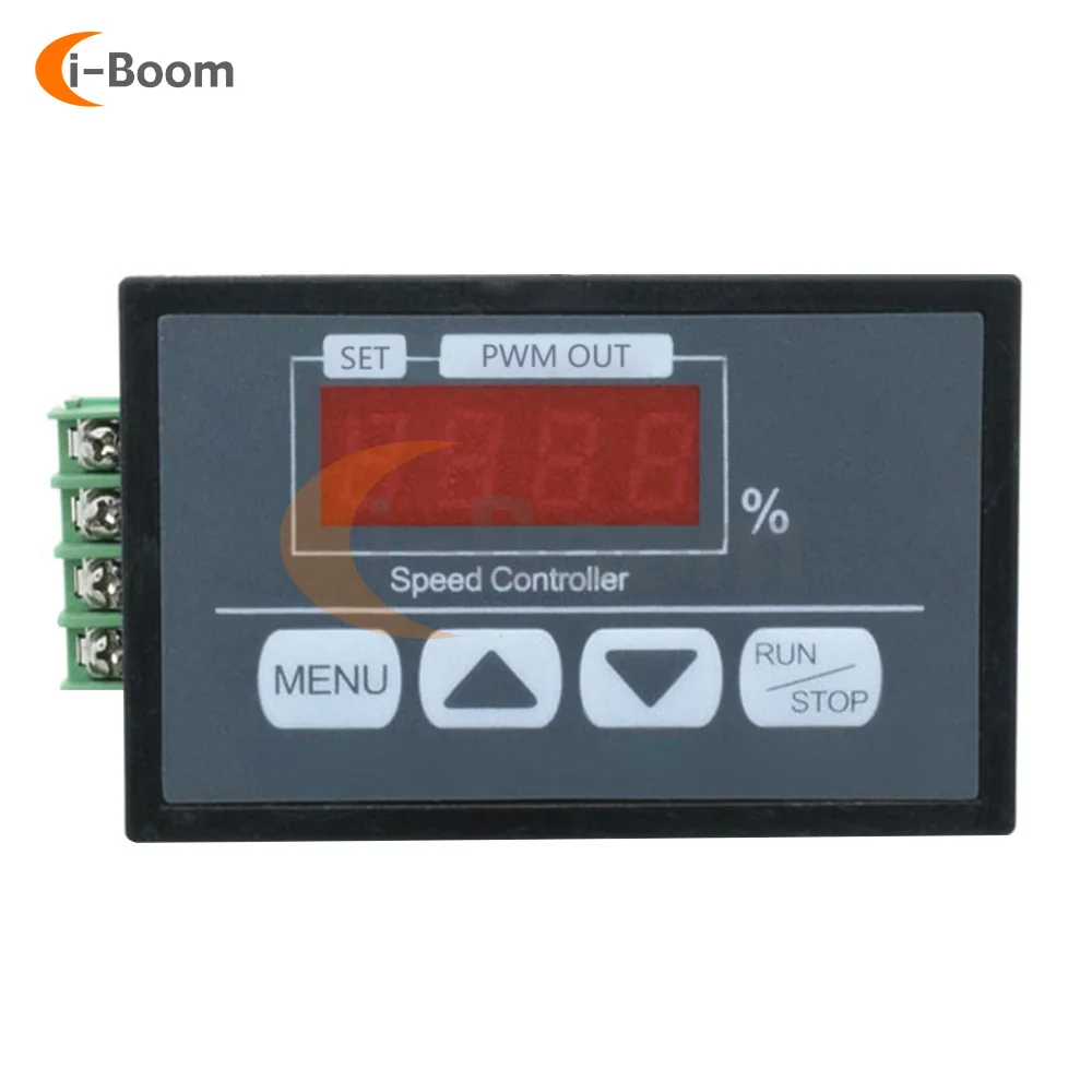 DC6-60V 30A Motor Speed Controller Motor Driver Pulse Width Modulation Motor Governor Slow Start/Stop LED Digital Display