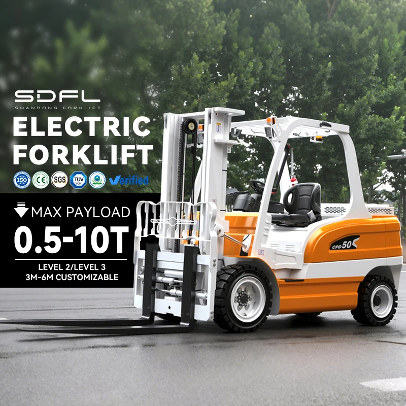 

48V 72V Motor Electric Forklift Truck Professional Warehouse Lift Truck for Industrial Material Handling and Loading Pro
