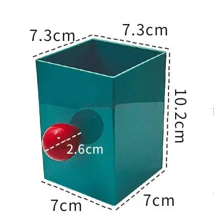 1pcs Creative pen holder, large capacity student desktop storage box, high-end office decoration