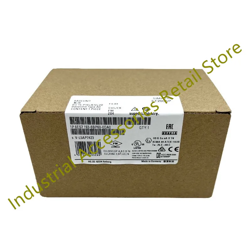 

New Original 6ES7 193-6BP60-0DA0 6ES7193-6BP60-0DA0 One Year Warranty Warehouse Spot Fast Delivery