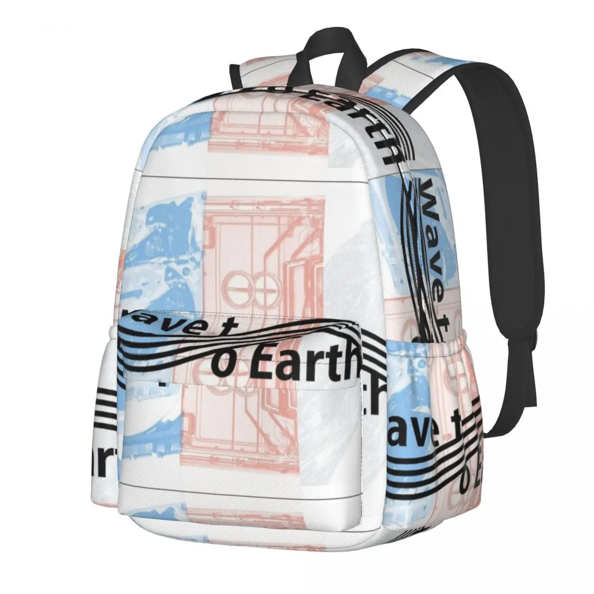 Wave To Earth Album Classic Backpack Kawaii Backpacks Women Outdoor Style Lightweight School Bags Design Rucksack