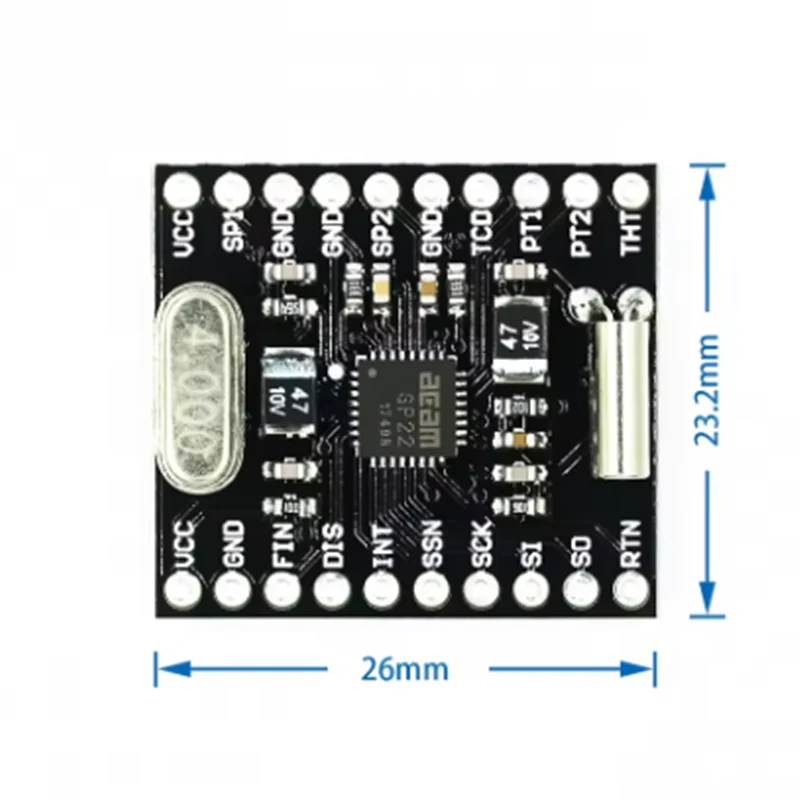MCU-22 TDC-GP22 Time to Digital Converter SPI Interface TDCGP22 Module Electronics