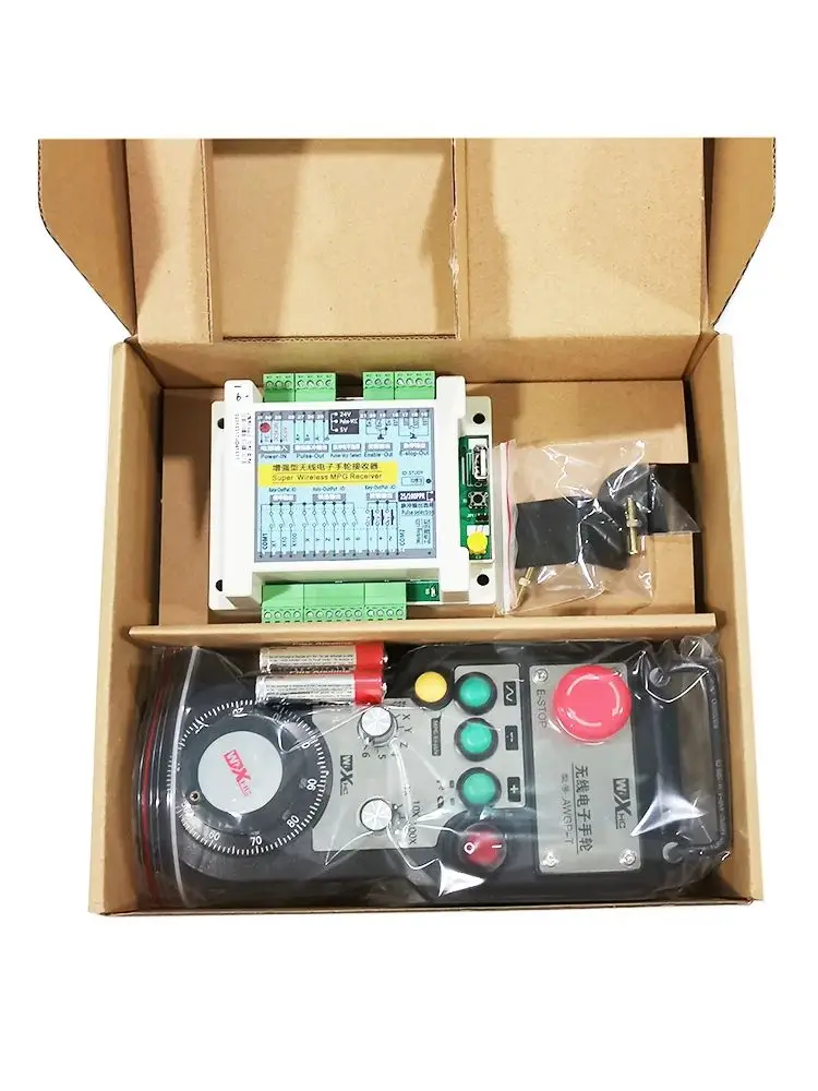 WiXHC ATWGP Manual Pulse Generator CNC Machine Tool MPG Pendant Remote Handwheel CNC Controller for Laser Cutting VMC Machining