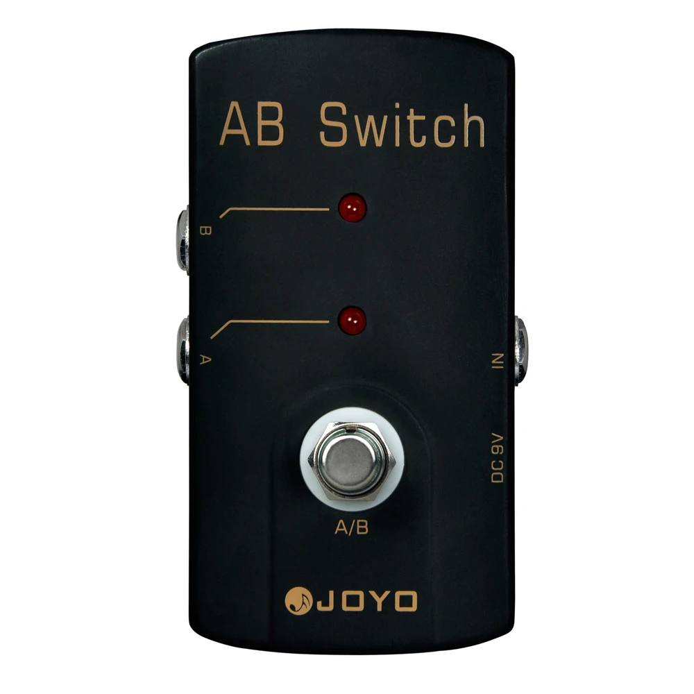 

JOYO JF-30 AB Switch Pedal in Loop A to Line B, Switch Between Two Output Effects Loop Chains for Electric Guitar Effect