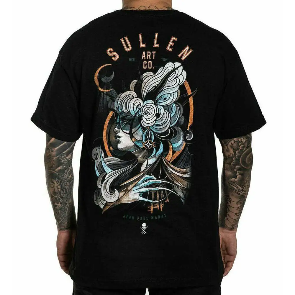 Sullen Art Collective Mystic Black Standard Fit Mens T-Shirt Tattoo Art Clothing