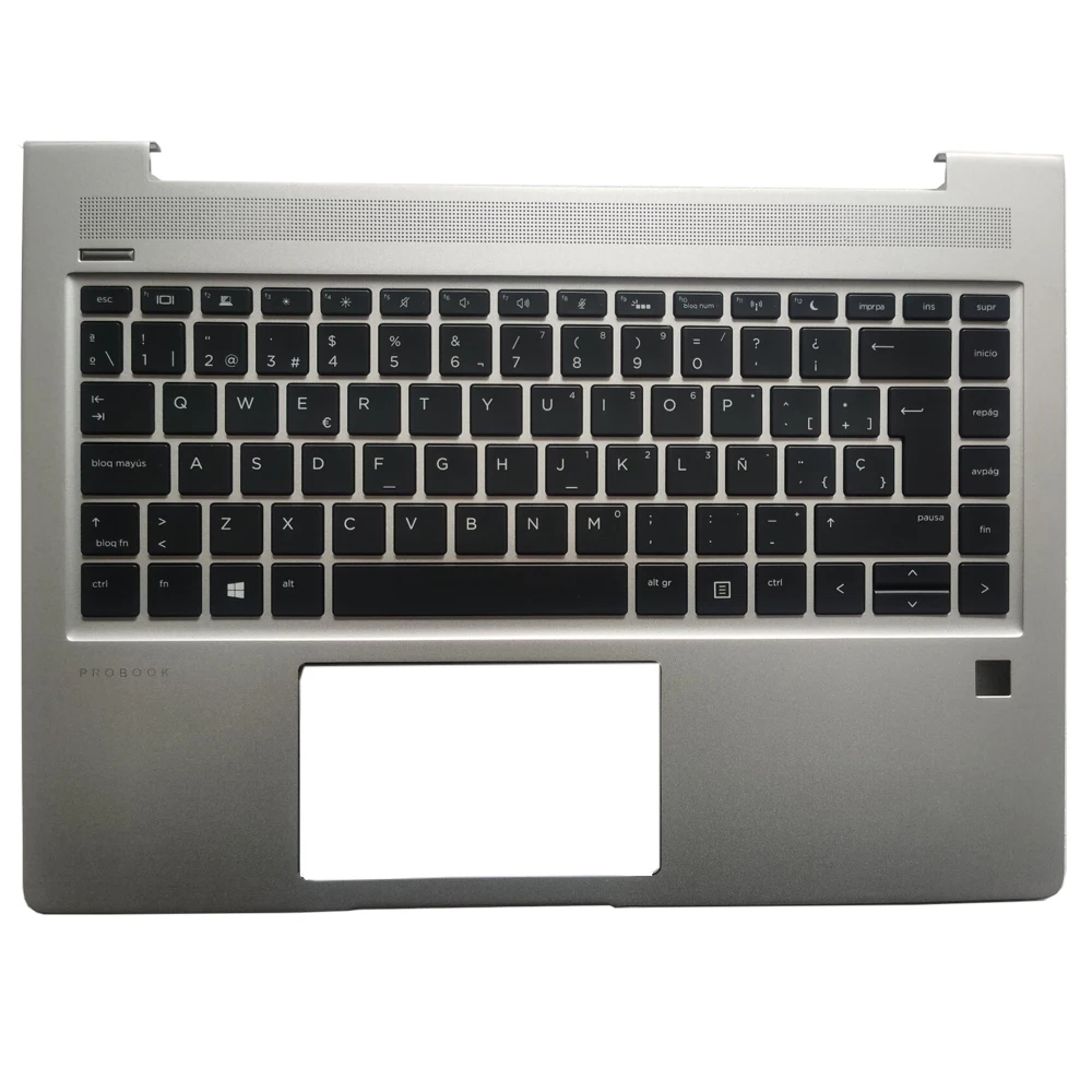 Top New Backlit Spanish Keyboard For HP Probook 440 G6 445 G6 440 G7 445 G7 With Palmrest Upper Cover With Backlight SP