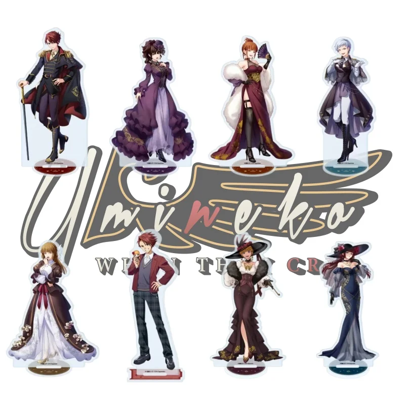 15CM Anime Umineko When They Cry Acrylic Stand Figure Chibi Cartoon Standing Sign Model Plate Desk Decor Keychain