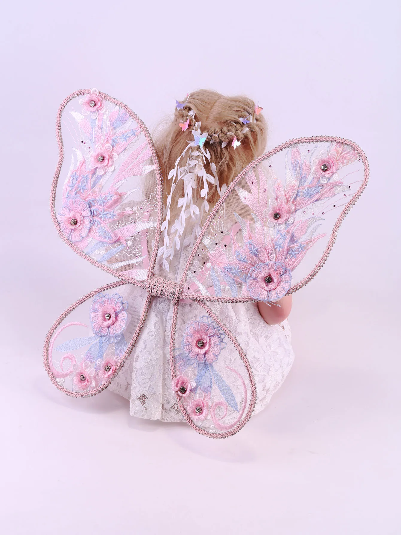 Pink angel wings, butterfly wings upscale children's gifts