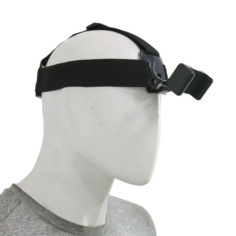 جهاز كاميرا الهاتف المثبت على الرأس - مشبك البث المباشر وتسجيل الفيديو POV، حامل حزام الرأس قابل للتعديل لملحقات الهواتف الذكية